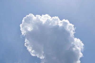 Low angle view of clouds in sky