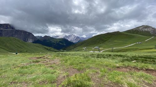 Scenic view of landscape against sky