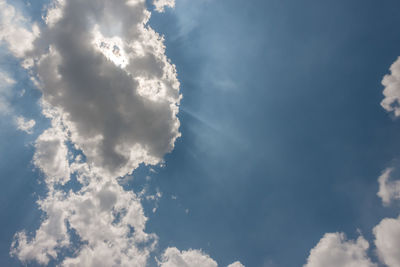 Low angle view of sky