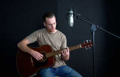 Man playing guitar