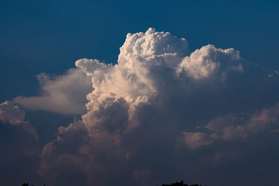 Low angle view of clouds in sky