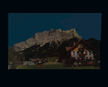 View of mountain range