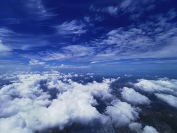 Low angle view of clouds in sky