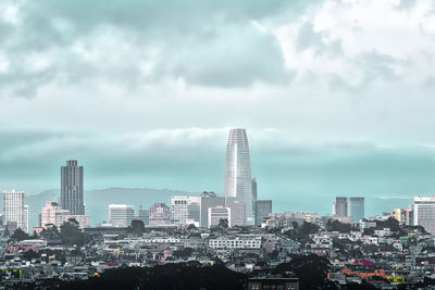 Modern buildings in city