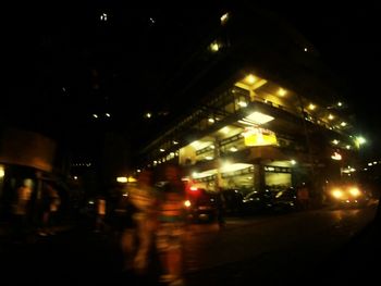 City street at night