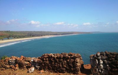 Panoramic view of sea against sky