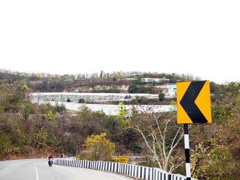 View of bridge over river