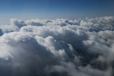 Low angle view of clouds in sky