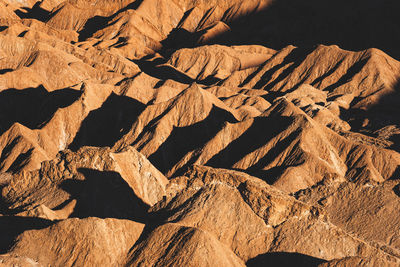 Desert layers in atacama