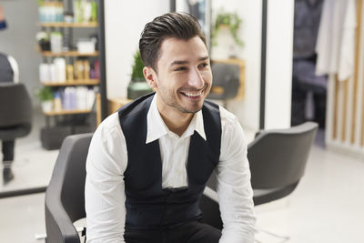 Portrait of a smiling young man