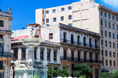 Havana building on main street in cuba