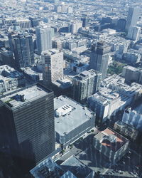 High angle view of cityscape