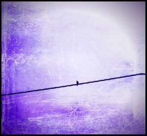 Close-up of water against blue sky