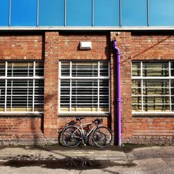 View of brick wall