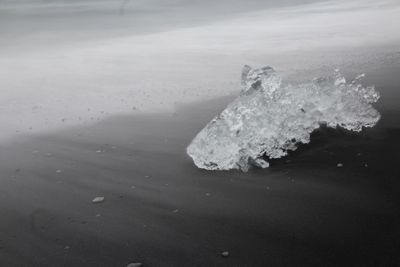 Frozen sea shore
