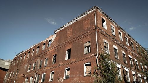 Low angle view of building against sky