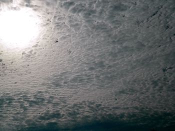 Close-up of water against sky