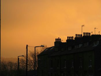 Dramatic sky during sunset