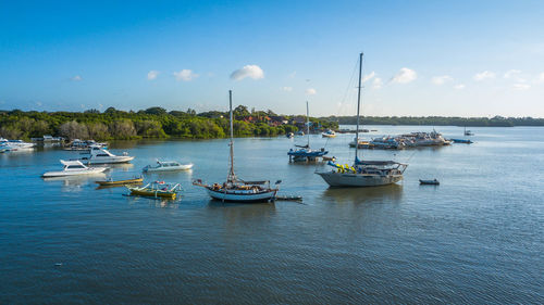 An afternoon with boat and yacht