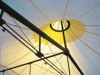 Low angle view of ferris wheel