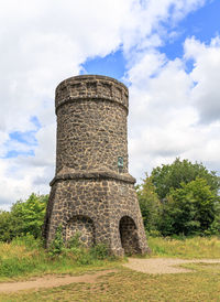 Low angle view of old building