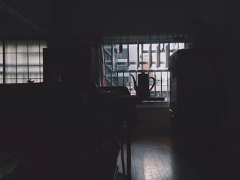 Empty room with windows