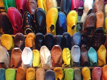Full frame shot of market stall for sale