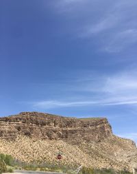 Scenic view of mountain against sky