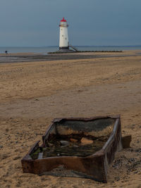 Lighthouse on beach