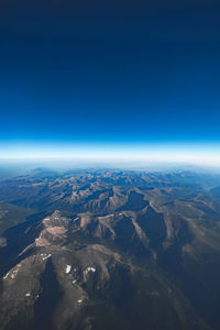 Aerial view of landscape