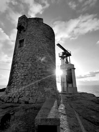 Lighthouse at cala figuera on mallorca... spain