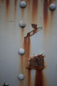 Close-up of rusty metal