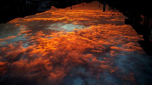 Scenic view of sky at night