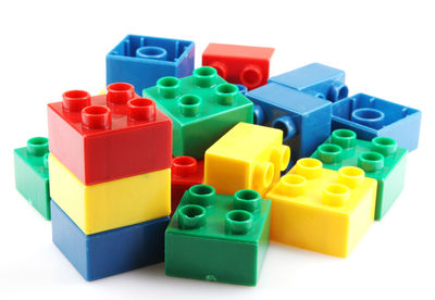 Close-up of plastic toys 