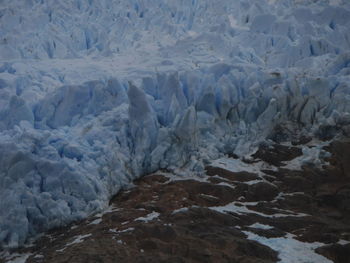 Scenic view of frozen landscape