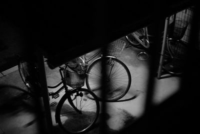 Benches in the dark