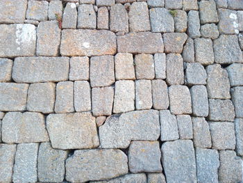 Full frame shot of stone wall