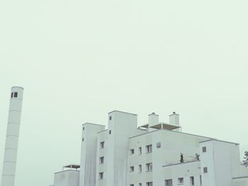 Low angle view of buildings against sky