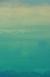 Scenic view of landscape against blue sky