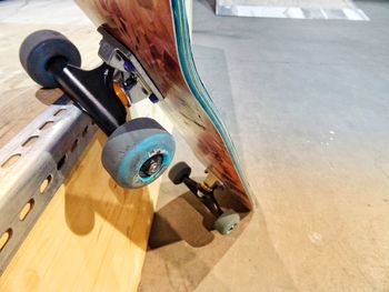 Low section of people on tiled floor