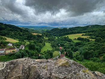 Scenic view of landscape against sky