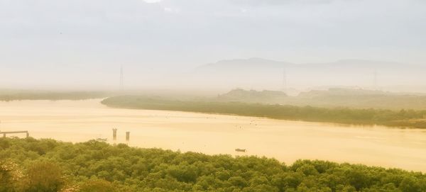 Scenic view of landscape against sky