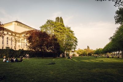 Group of people in park