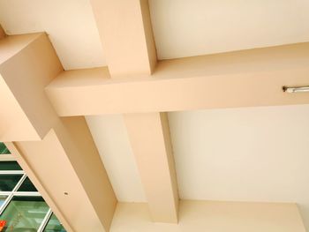 Low angle view of staircase in building