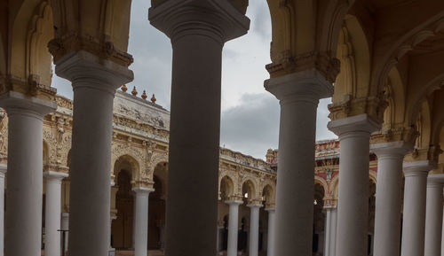 Low angle view of historical building