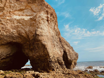 Caves on the beach 