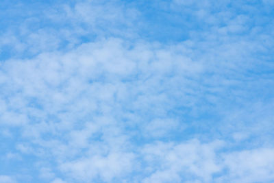 Low angle view of clouds in sky
