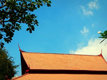 Low angle view of building against sky