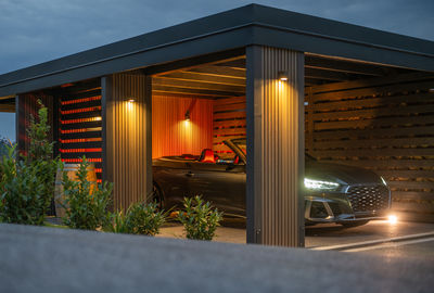 Built structure in park