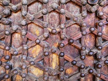 Detail shot of ornate door
